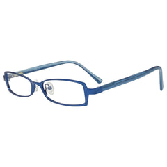 VISIONARY Clear Rectangular 90s GlassesBlue-Giant Vintage Eyewear