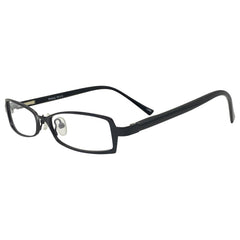 VISIONARY Clear Rectangular 90s GlassesBlack-Giant Vintage Eyewear
