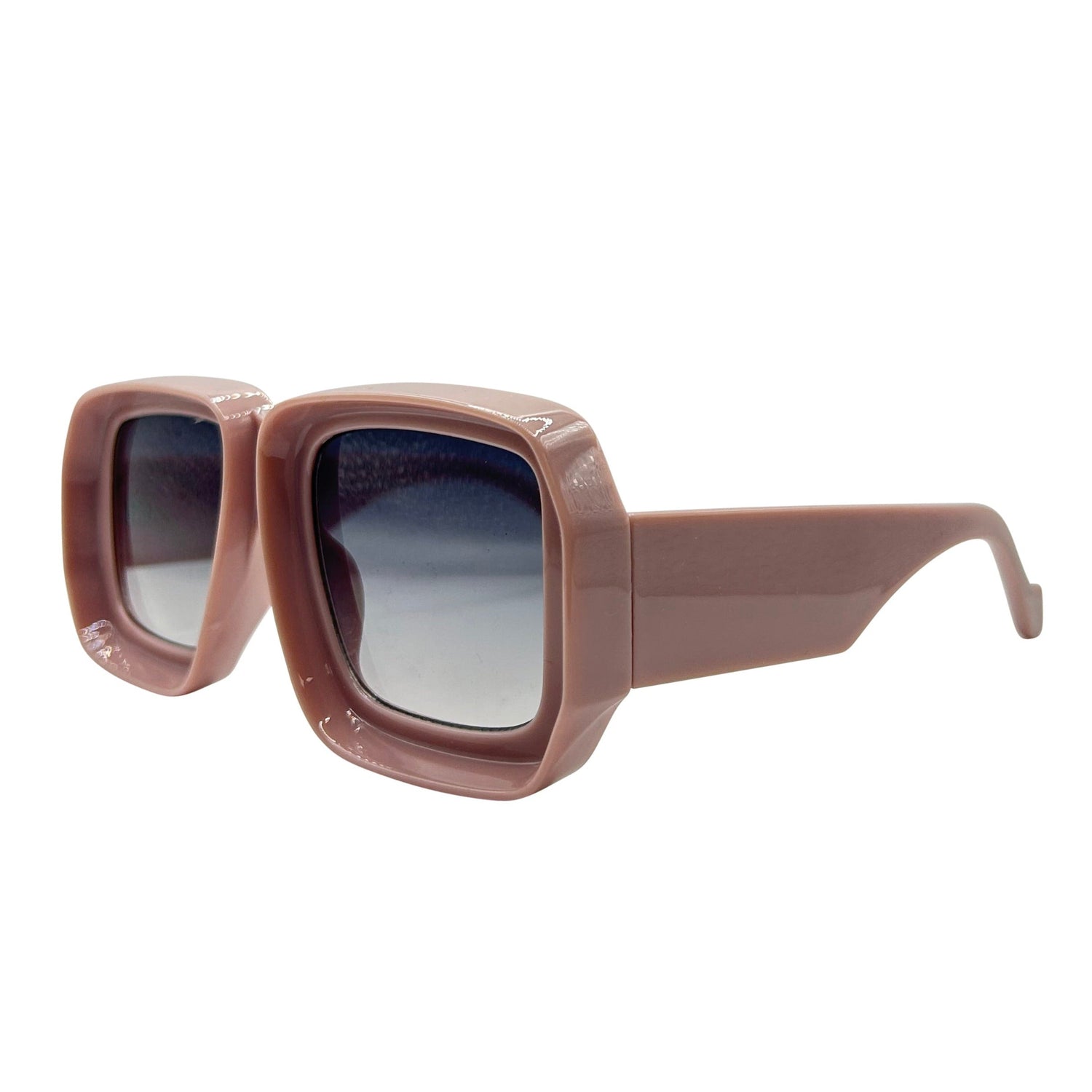 WEEKDAY Retro Square Sunglasses-Giant Vintage Eyewear
