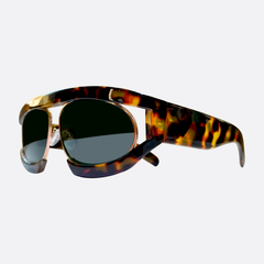 WEEZIE Tortoise Avante-Garde Sunglasses | Luxe-Giant Vintage Eyewear