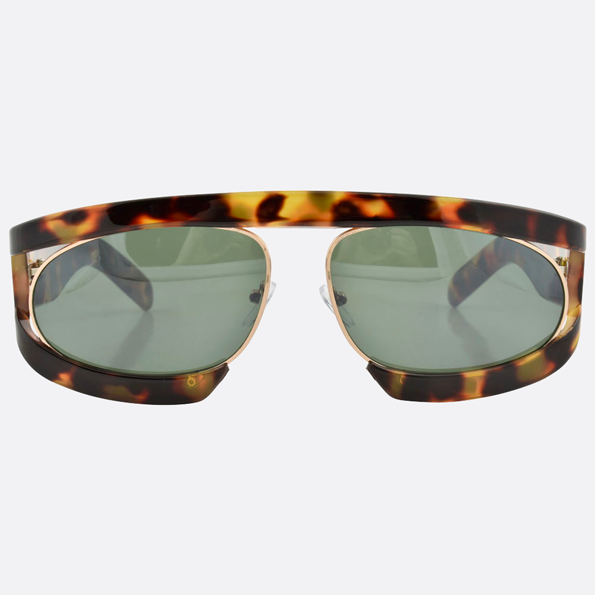 WEEZIE Tortoise Avante-Garde Sunglasses | Luxe-Giant Vintage Eyewear
