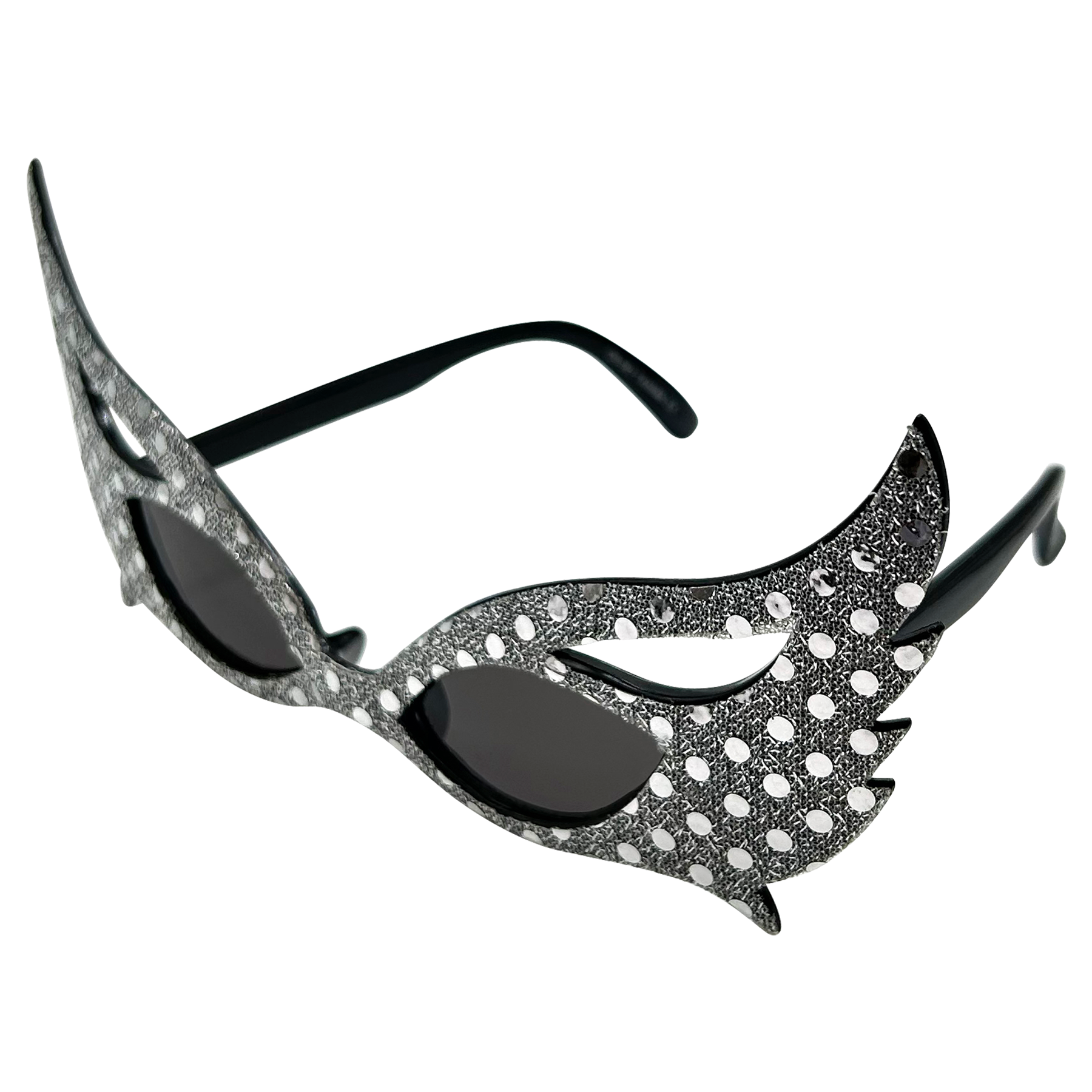 WHISKERS Sparkly Cat-Eye Party Sunglasses
