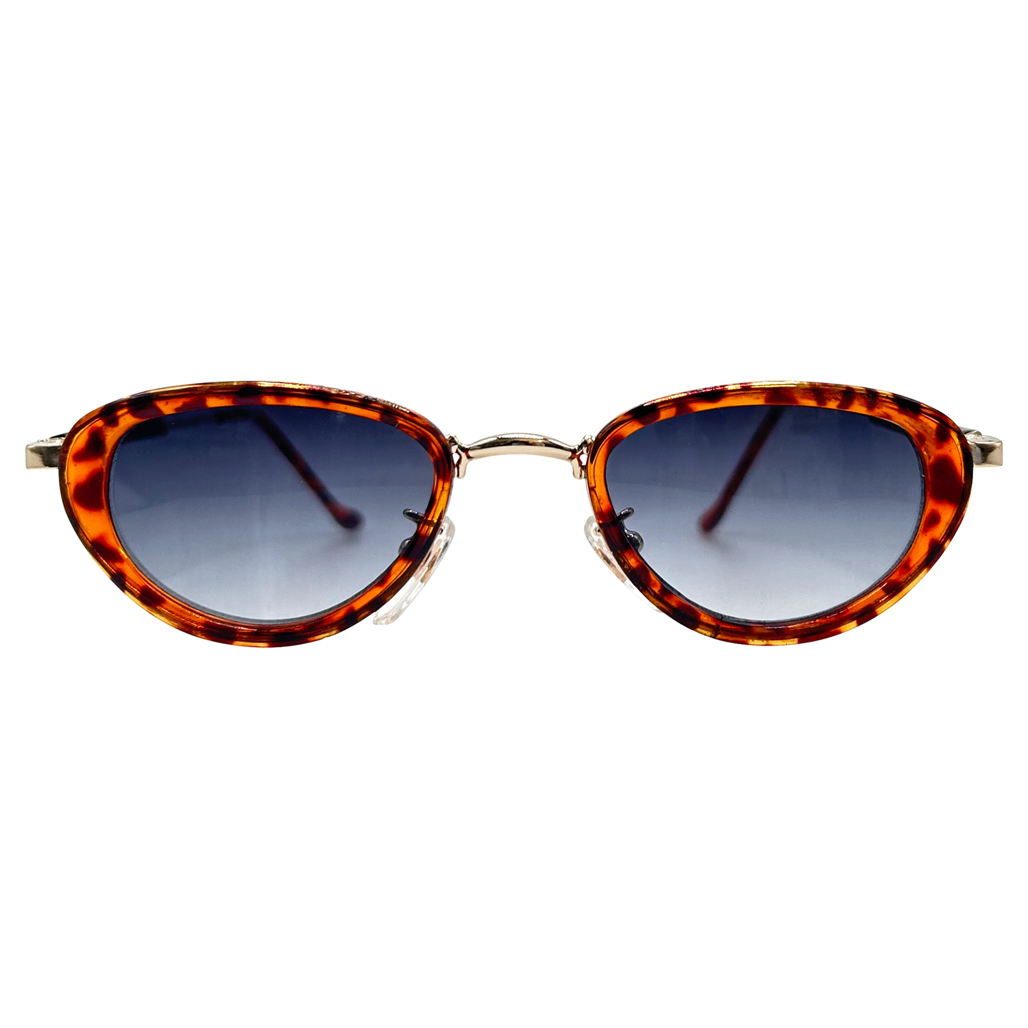 WILDE Oval Tortoise/Smoke Sunglasses | Small Fit-Giant Vintage Eyewear