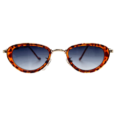 WILDE Oval Tortoise/Smoke Sunglasses | Small Fit-Giant Vintage Eyewear
