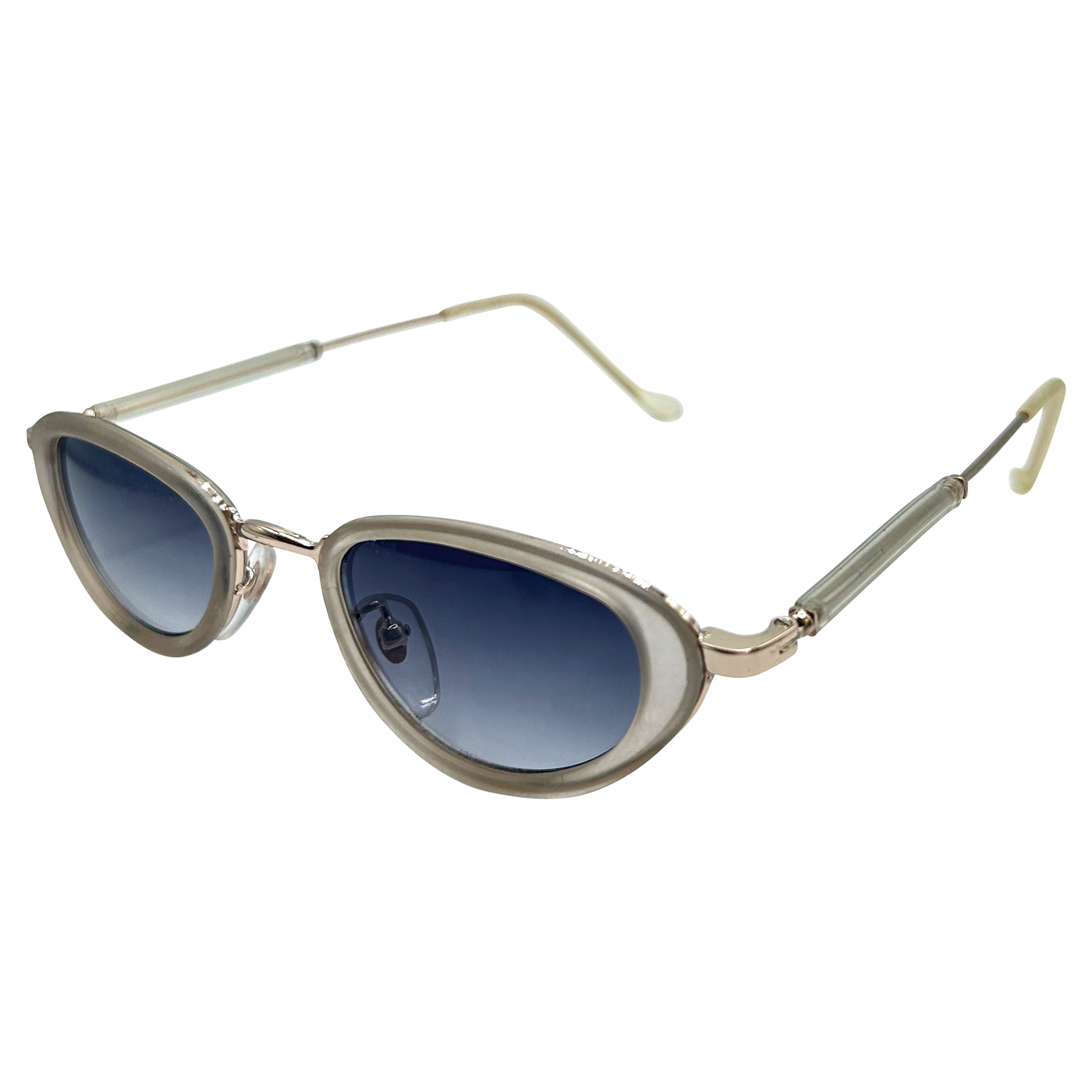 WILDE Oval Frost/Smoke Sunglasses