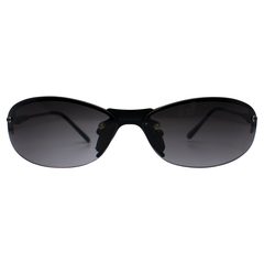 WINNIE Rimless SunglassesBlack/Smoke-Giant Vintage Eyewear