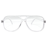 YBOR Crystal Clear Aviator Glasses-Giant Vintage Eyewear