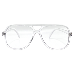 YBOR Crystal Clear Aviator Glasses-Giant Vintage Eyewear