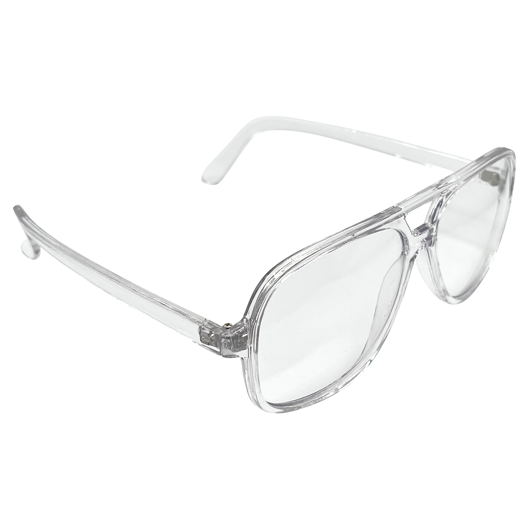 YBOR Crystal Clear Aviator Glasses