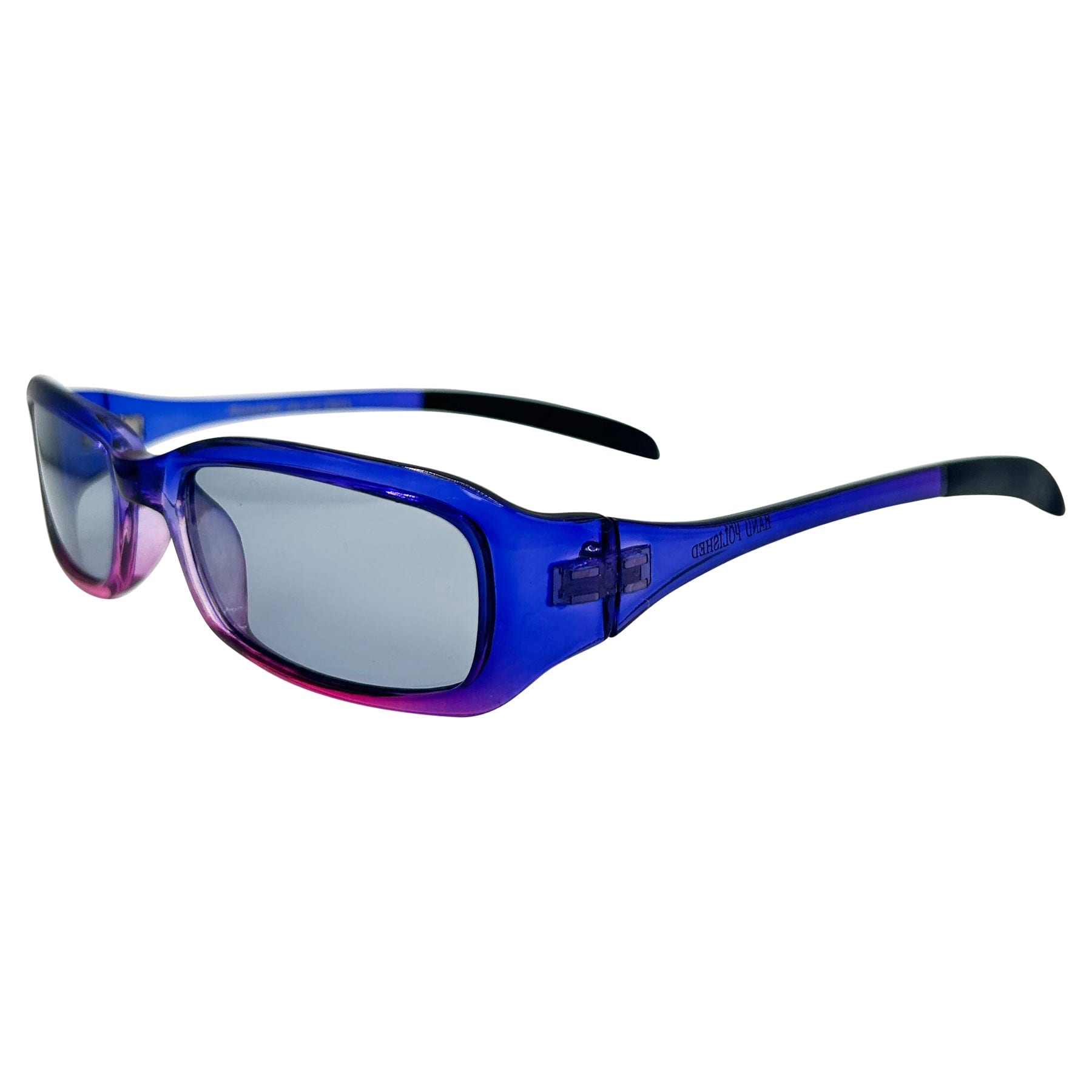 retro sunglasses with a colorful y2k rectangular shape frame