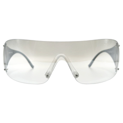 ZIPPER Shield Sunglasses *As Seen On: Blue Ivy Carter & Paris Hilton*-Giant Vintage Eyewear