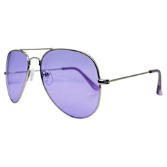 ZISSOU Colorful Aviator SunglassesPurple-Giant Vintage Eyewear