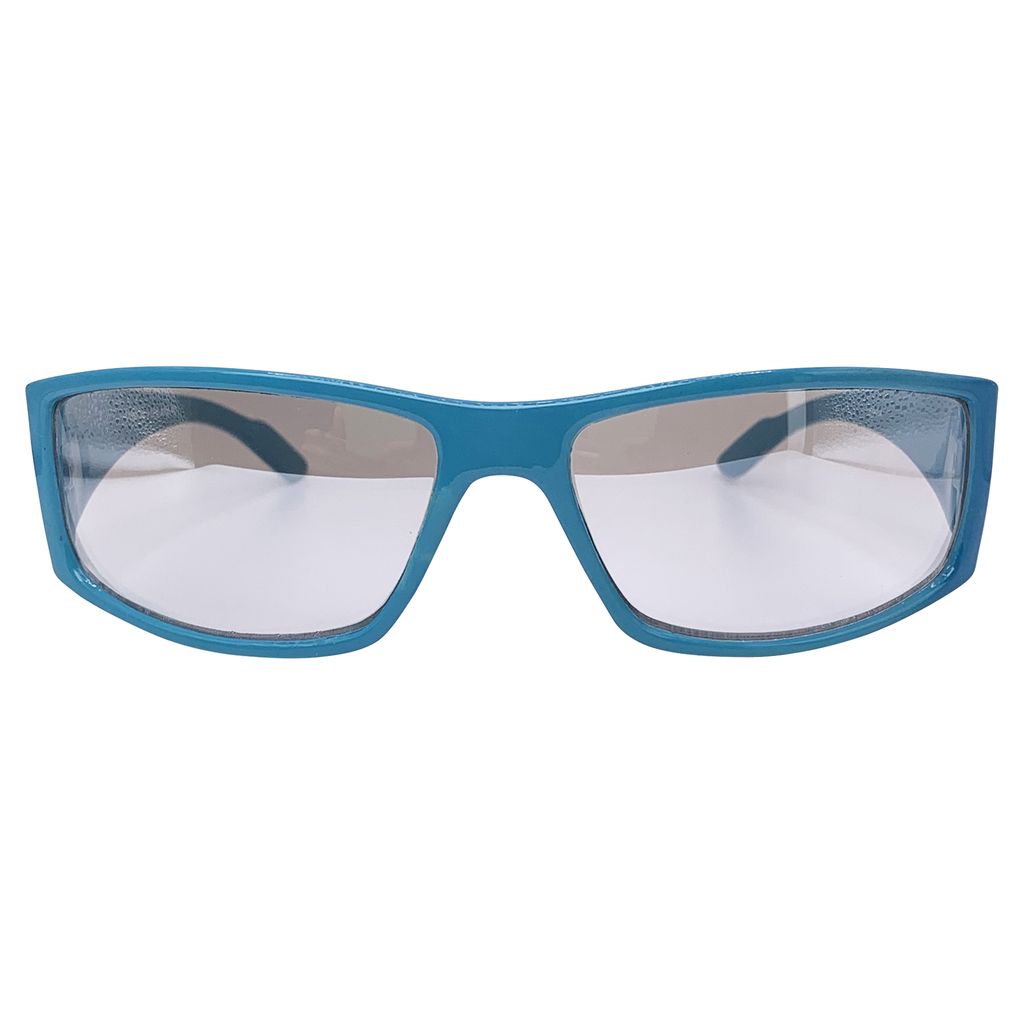 BABY LIPS Colorful Square SunglassesBlue/Flash-Giant Vintage Eyewear