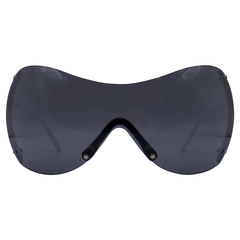 BOOM Shield Sunglasses *As Seen On: Amber Rose & Paris Hilton*Super Dark-Giant Vintage Eyewear