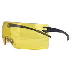FREAK B*TCH Oversized Rimless Shield Sunglasses-Giant Vintage Eyewear