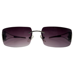 EVERGREEN Rimless Y2K Sunglasses-Giant Vintage Eyewear
