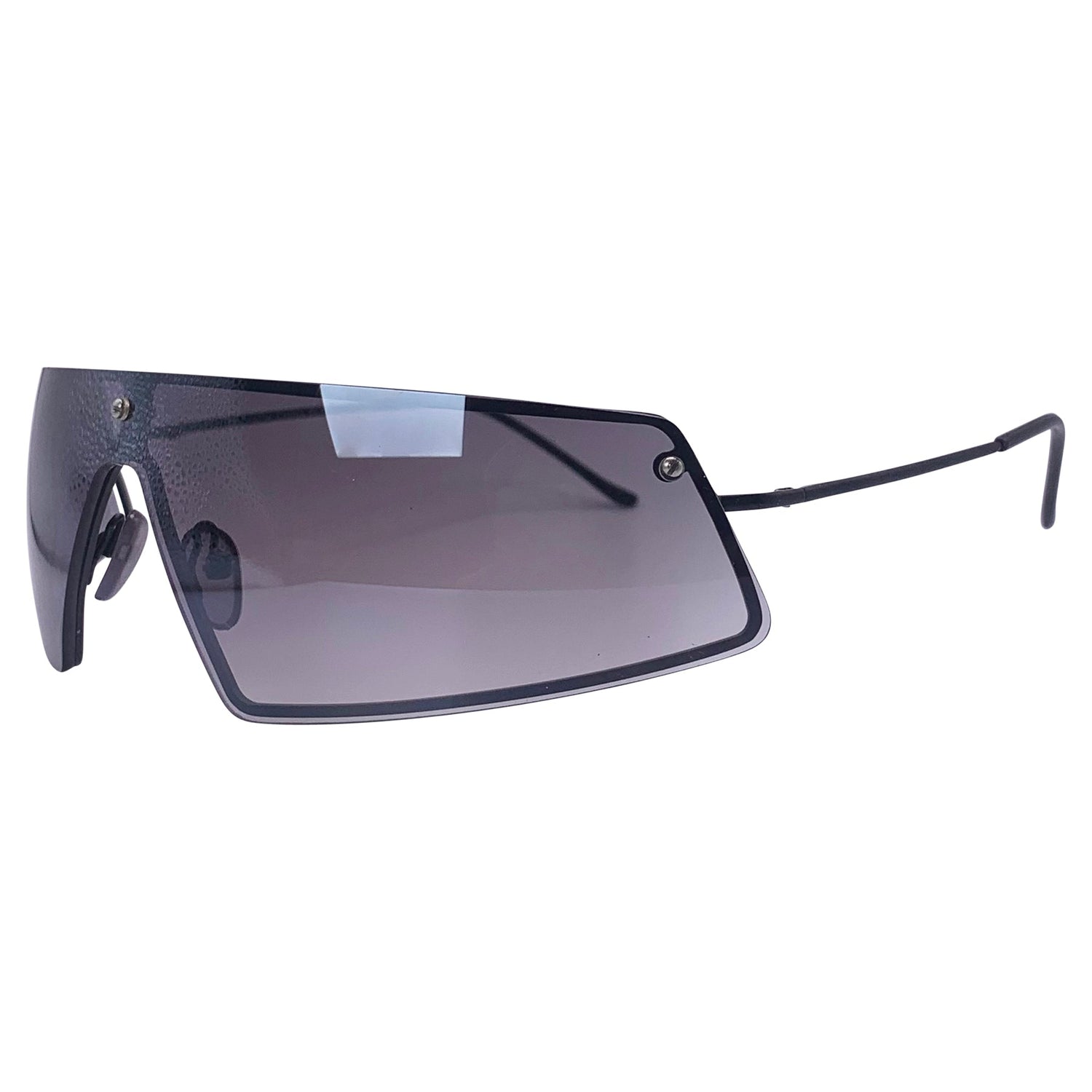 SEXY Wraparound Shield Sunglasses-Giant Vintage Eyewear