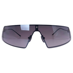 SEXY Wraparound Shield SunglassesSmoke-Giant Vintage Eyewear