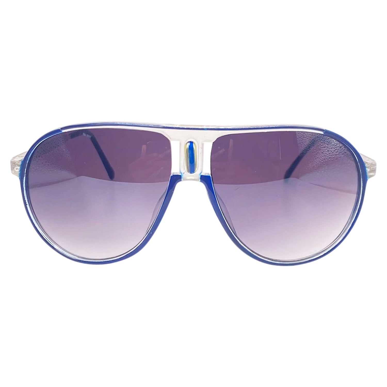 PARTY ROCK Neon Aviator SunglassesBlue-Giant Vintage Eyewear