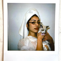 PERSISTENCE Clear Bayonetta-Style 90s Glasses-Giant Vintage Eyewear