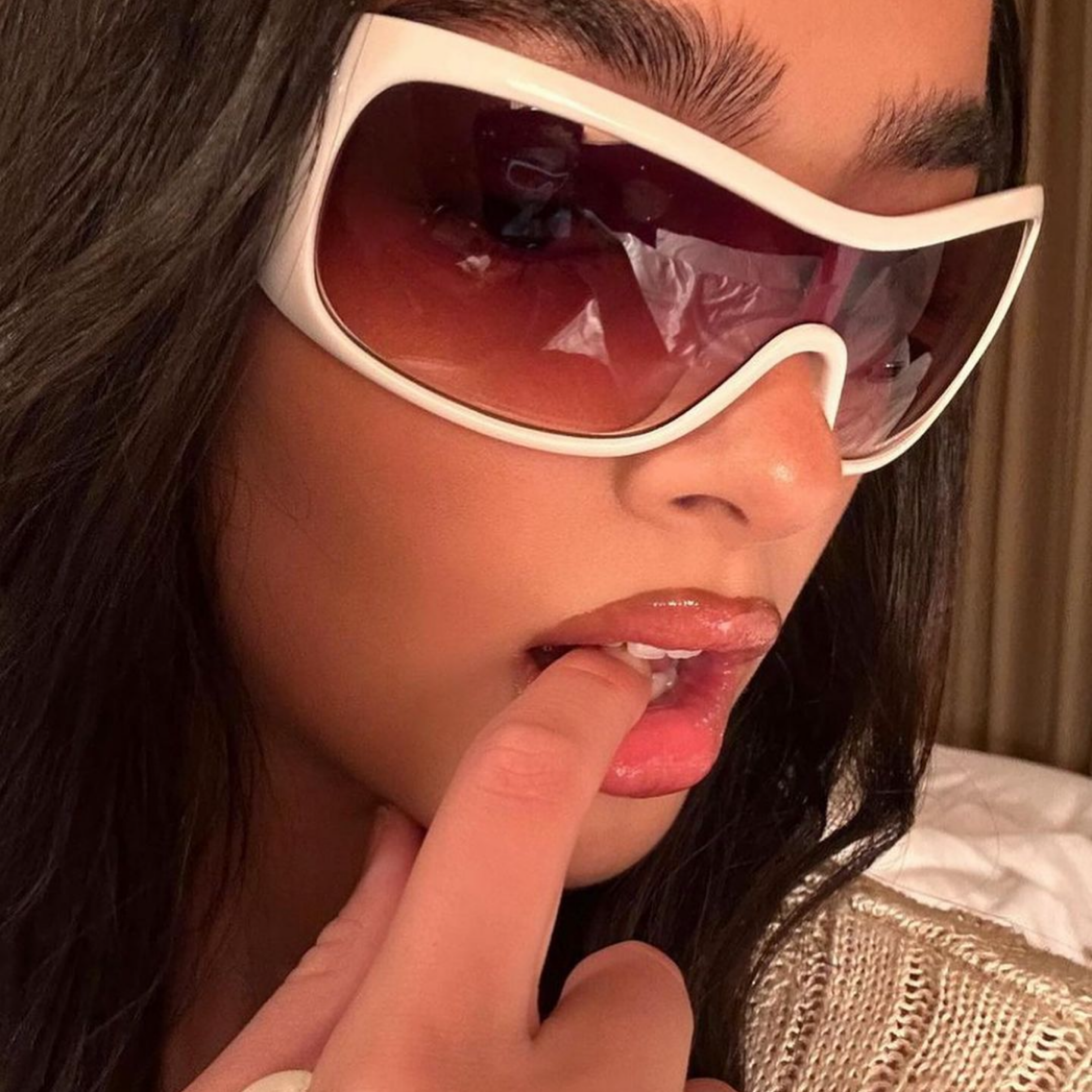 JONNA Y2K Shield Sunglasses-Giant Vintage Eyewear