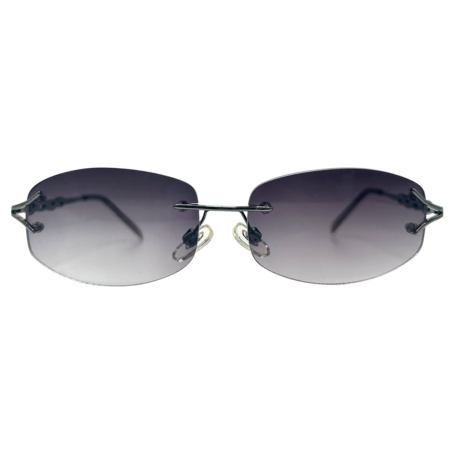 MAJESTIC Rimless Y2K Sunglasses-Giant Vintage Eyewear