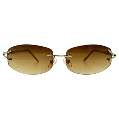 MAJESTIC Rimless Y2K Sunglasses-Giant Vintage Eyewear