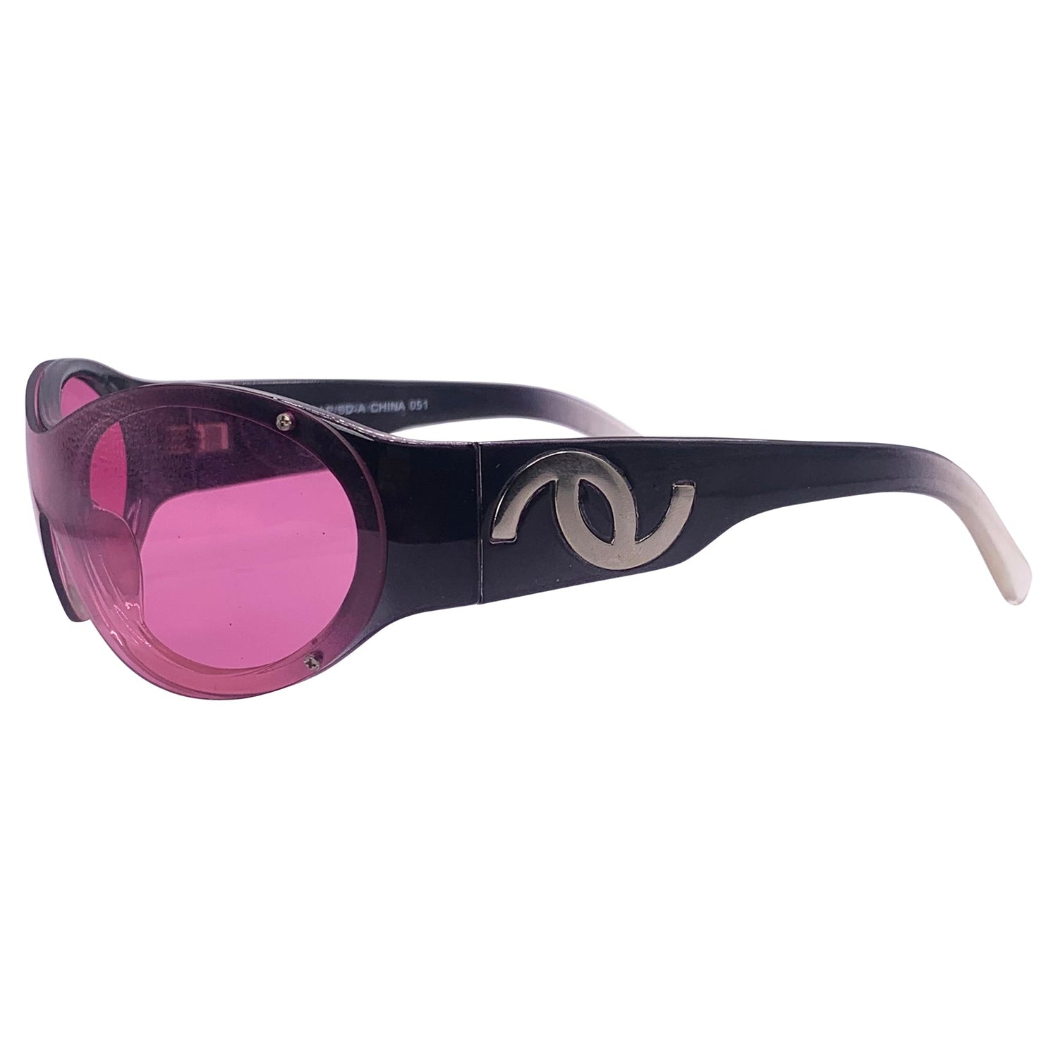 DELUSIONAL Round Y2K SunglassesPink-Giant Vintage Eyewear