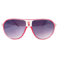 PARTY ROCK Neon Aviator SunglassesRed-Giant Vintage Eyewear