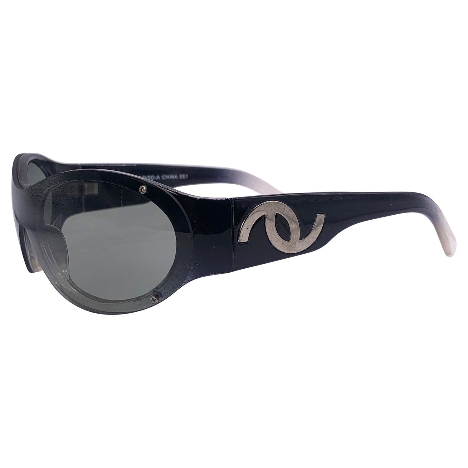 DELUSIONAL Round Y2K SunglassesSmoke-Giant Vintage Eyewear