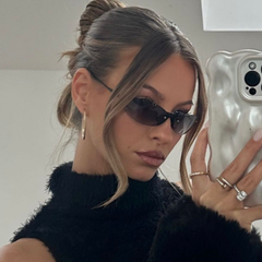 WINNIE Rimless Sunglasses-Giant Vintage Eyewear