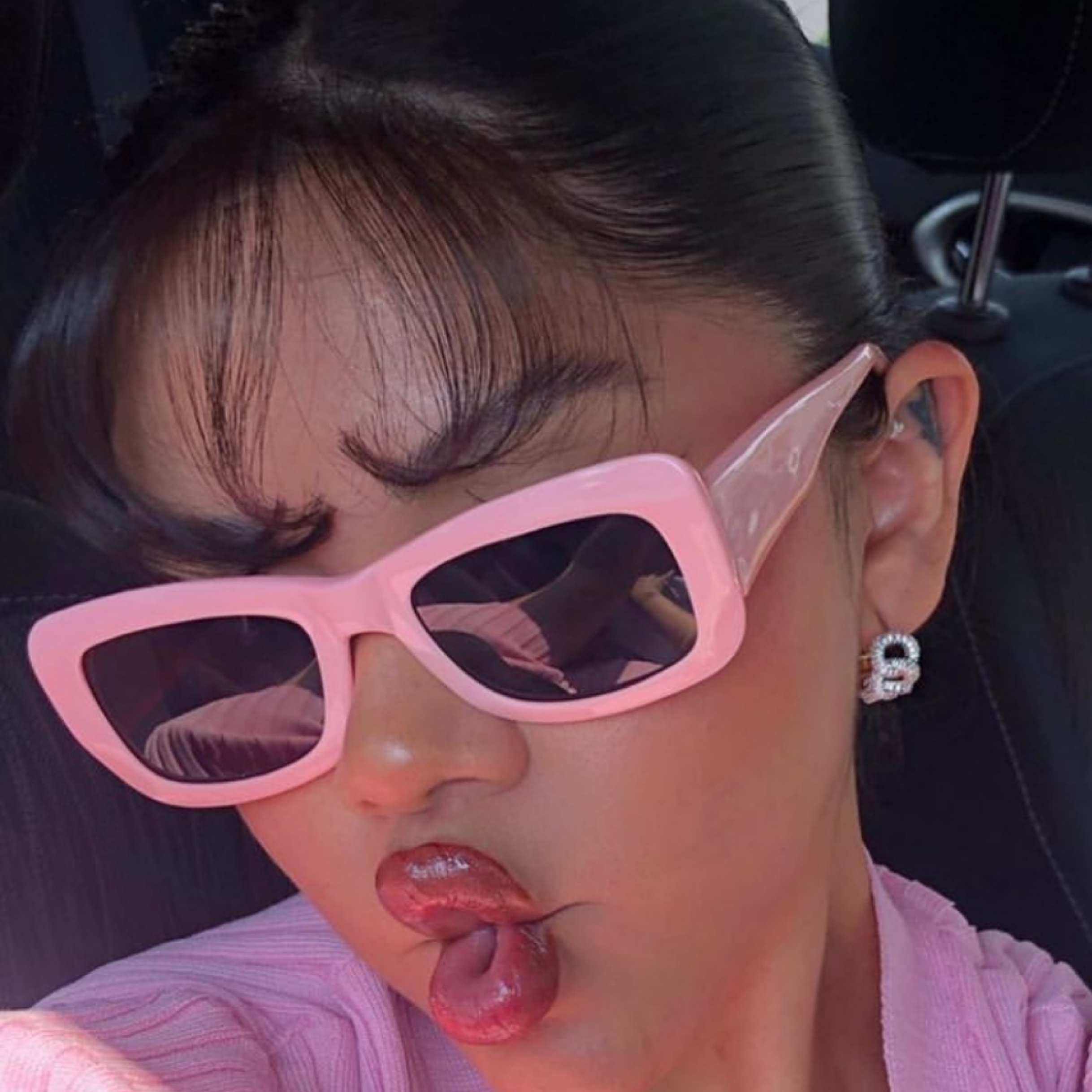 KITTEN Pink Cat-Eye Sunglasses