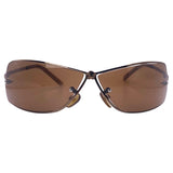 MANIC Wraparound Y2K SunglassesCopper-Giant Vintage Eyewear