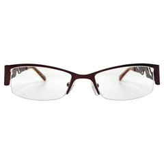 THE DON Clear Square Y2K Semi-Rimless Glasses | Premium-Giant Vintage Eyewear