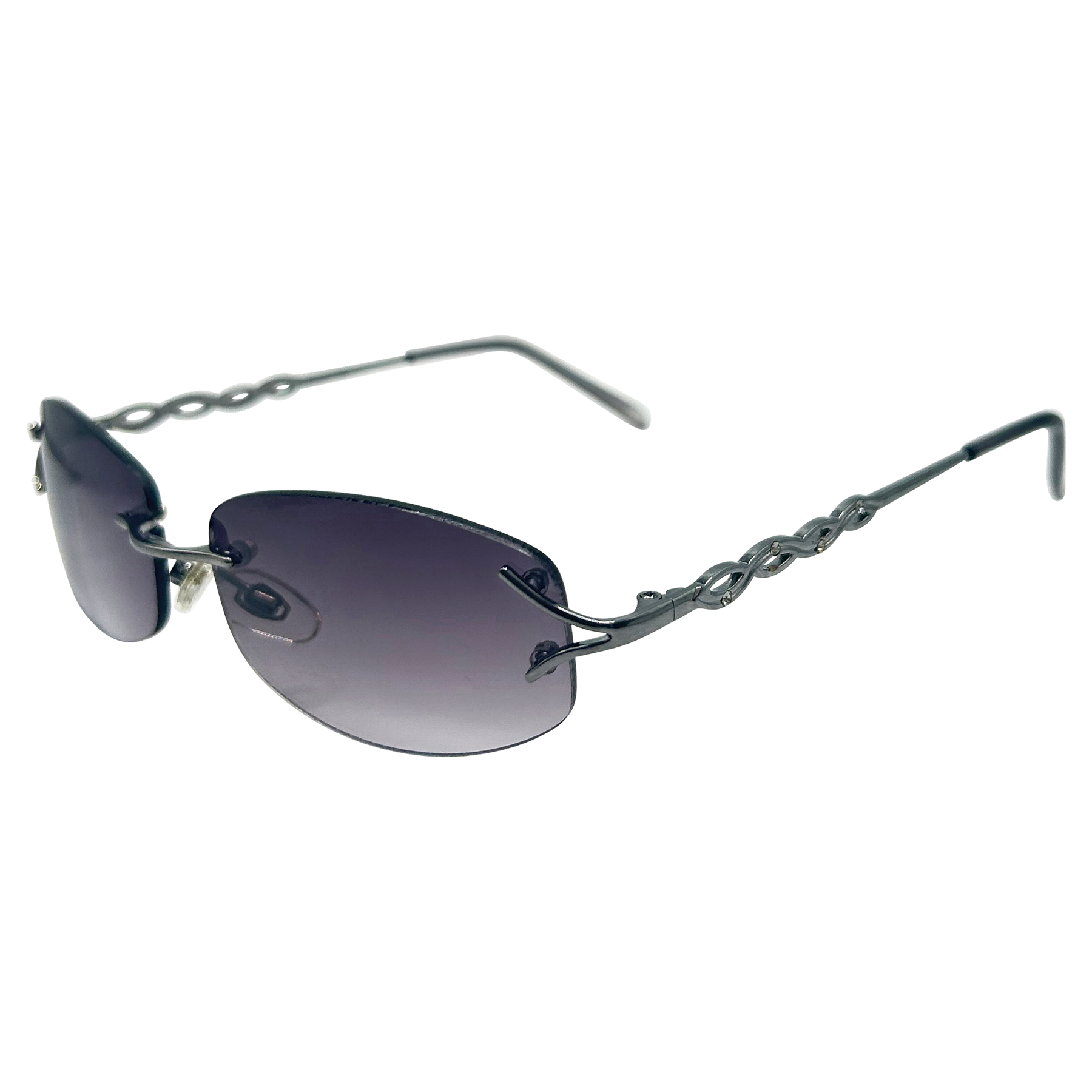 MAJESTIC Rimless Y2K Sunglasses
