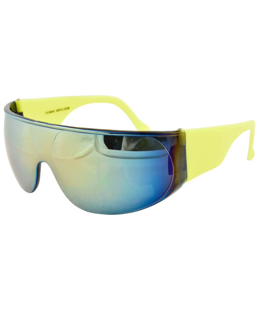 4 A.M. Yellow Shield Sunglasses
