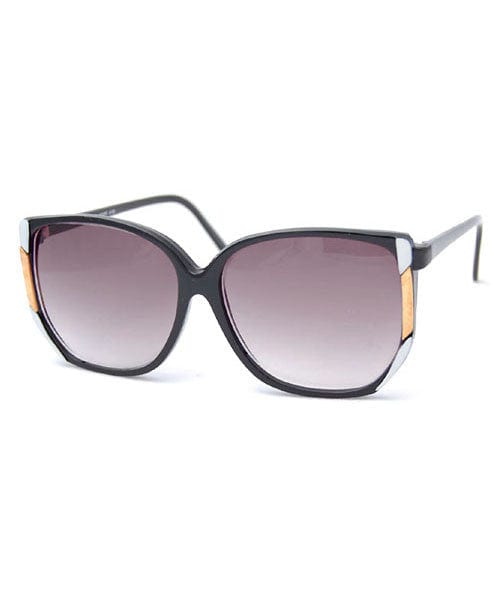 bergman black white sunglasses