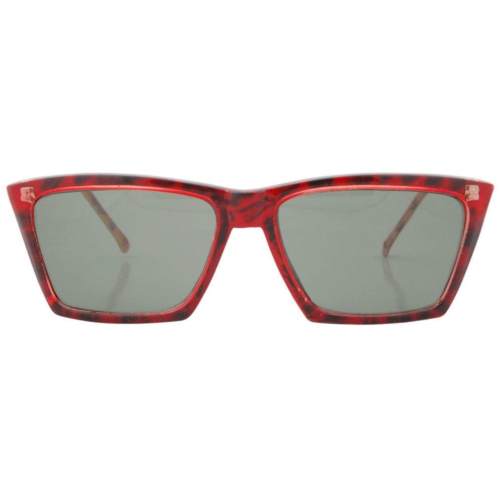 ACES Red/Black Mod Punk Square Sunglasses