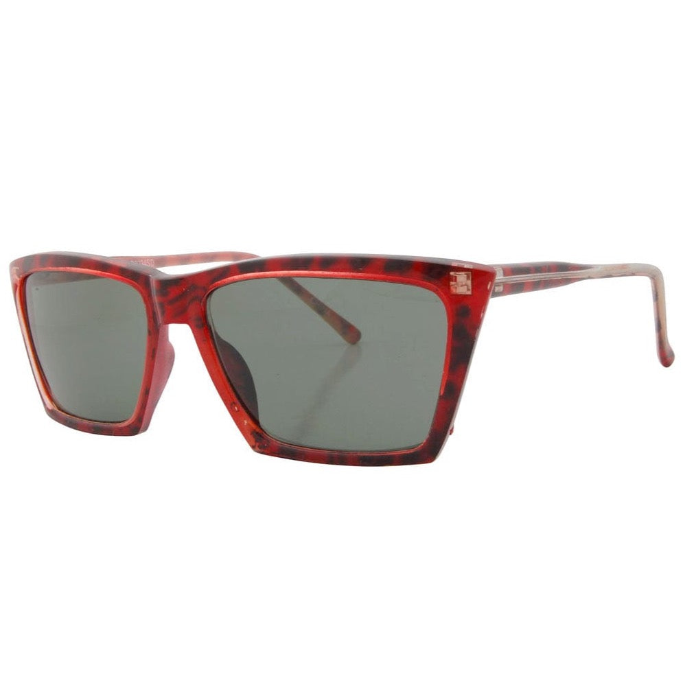 ACES Red/Black Mod Square Sunglasses