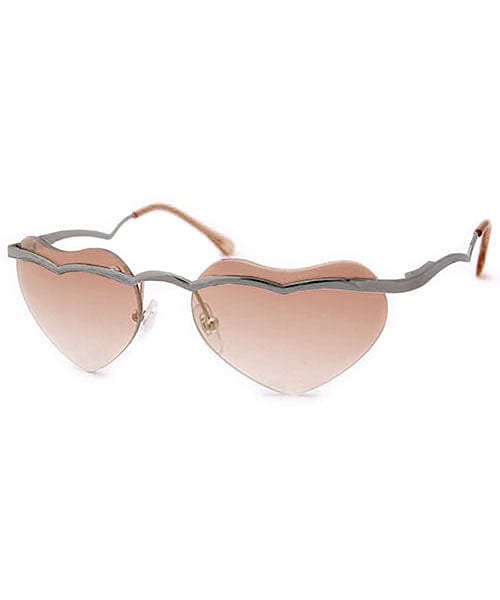 ADORE Brown Rimless Sunglasses
