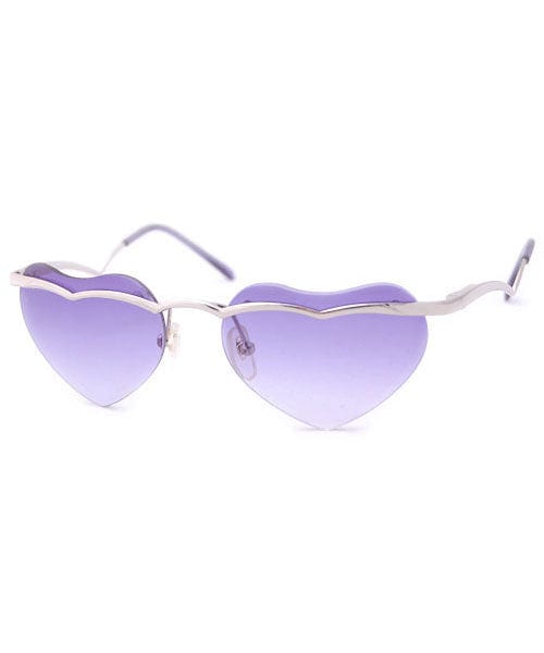 ADORE Purple Rimless Sunglasses