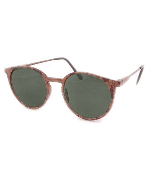 AINSLEE Brown Retro Sunglasses