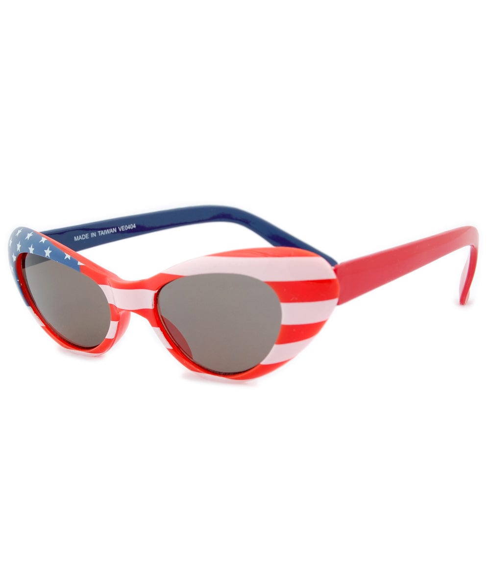 ALLEGIANCE Red Cat-Eye Sunglasses