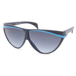 ALLEYCAT Black/Blue 80s Sunglasses
