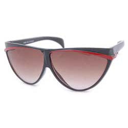 ALLEYCAT Black/Red 80s Sunglasses
