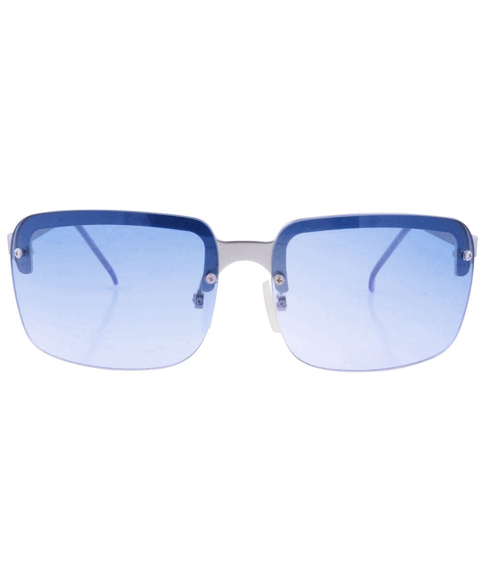 ALOHA Blue Rimless Sunglasses