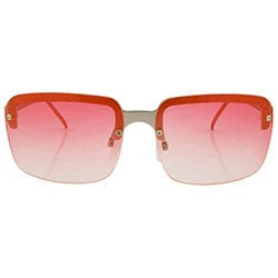 ALOHA Red Rimless Sunglasses