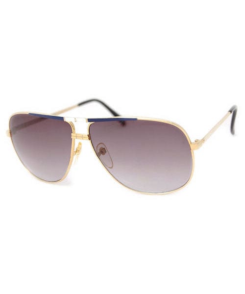 anchor gold blue sunglasses