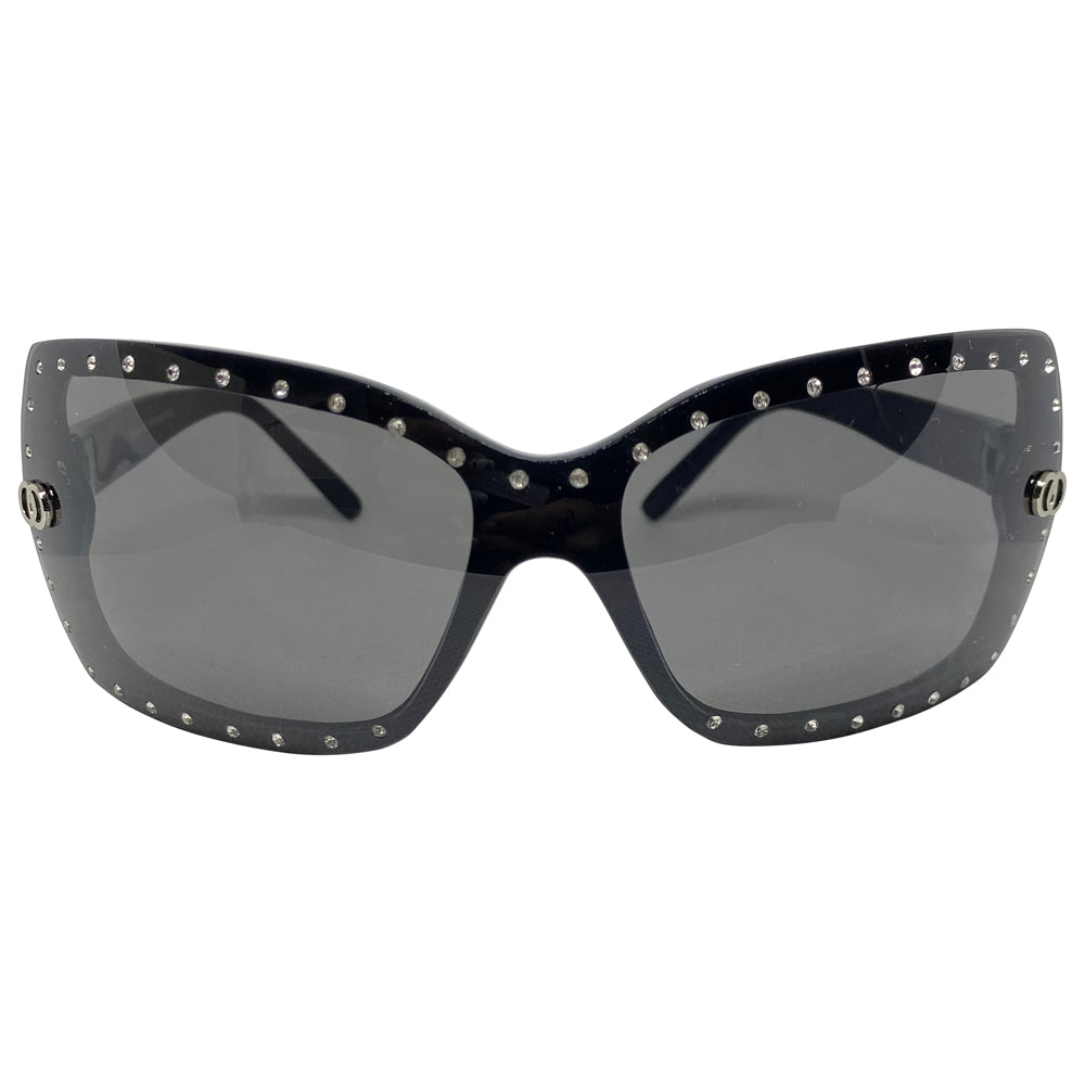 ANGELES Super Dark Y2K Square Sunglasses-Giant Vintage Eyewear