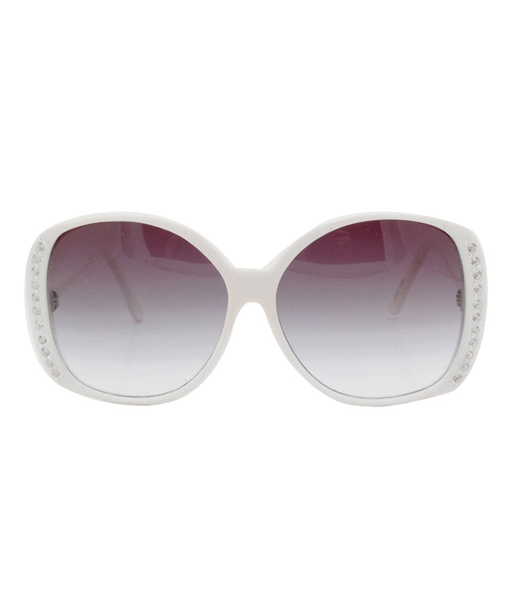 arlene white smoke sunglasses